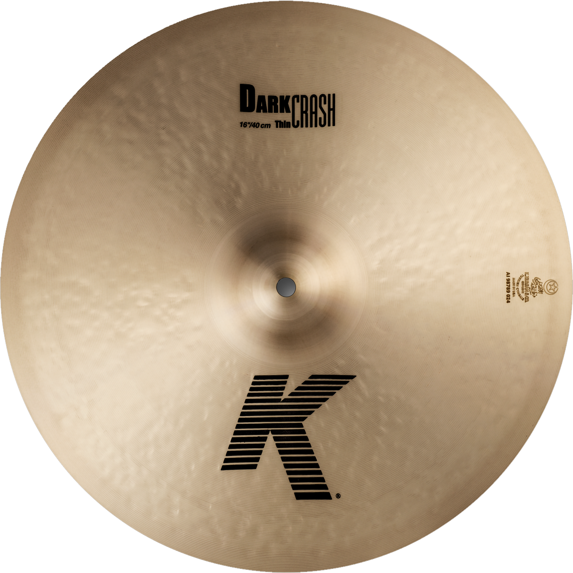 Zildjian 16” K Series Dark Thin Crash Cymbal
