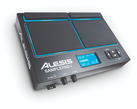  Alesis Strike Multipad - 9-Pad Percussion Instrument with  Sampler, Looper, 2 Ins and Outs, Soundcard, Sample Loading via USB Thumb  Drives and 4.3-Inch Display,Black : Musical Instruments