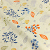 Flowers - cream multicolour floral motifs (width:140cm) cotton fabric