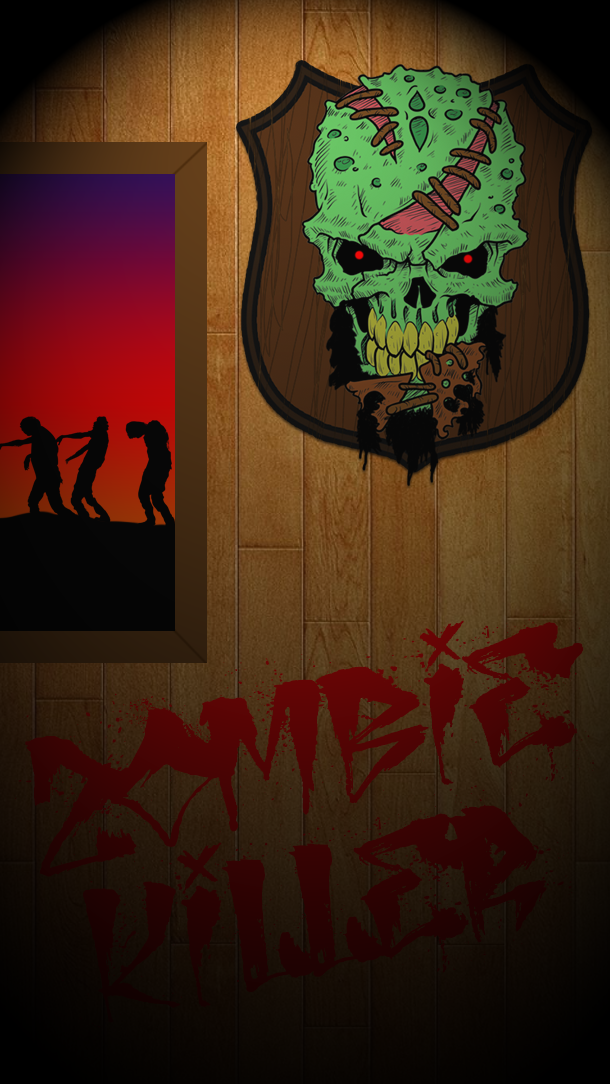 Beard Monster Zombie Killer Mobile Wallpaper