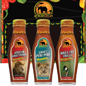 African Hot Sauce - Variety 3-Pack - African Dream Foods