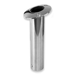 Stainless steel 30 degree rod holder with cap – Replacement Boat Parts
