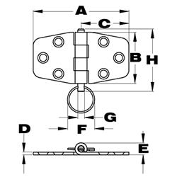 pull pin hinge