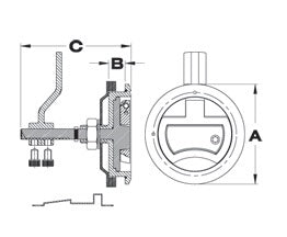 stainless steel latch