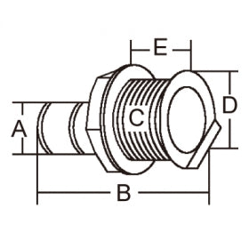 L head stainless drain