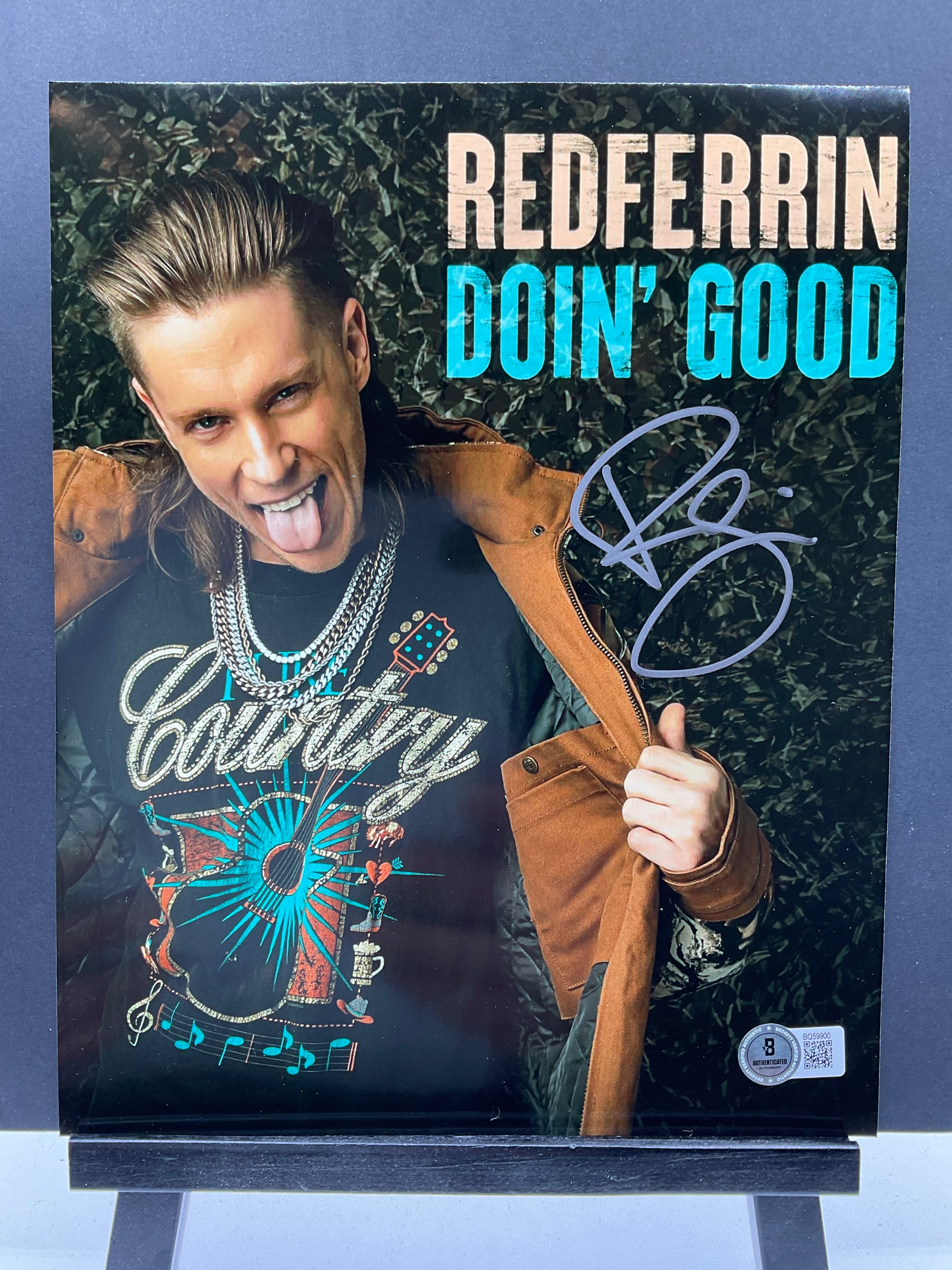 Redferrin Country signed photo 8x10 Beckett Music Blake