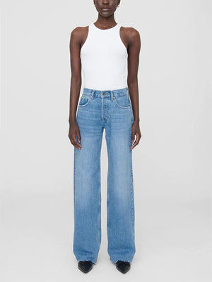 Autumn New 2023 Women Zipper Fly Jeans Fashion Cotton Casual Pockets Ladies High Waist Washed Jeans All-Match - kbelle