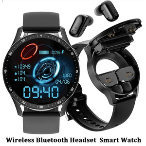 X7 2-in-1 Smartwatch with TWS Earbuds & Fitness Tracker | Bluetooth Call, Heart Rate & Blood Pressure Monito, Fitness Tracker, Wireless Earphone Wristwatch - Perfect Gift for All - Gift-n-Charm: Gifts for All Occasions