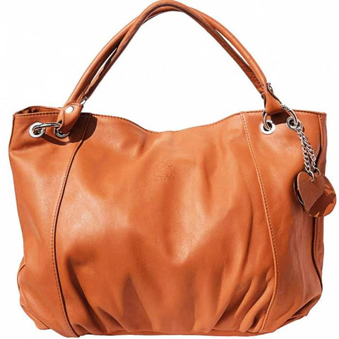 Stylish tan leather purse from Leather Italiano