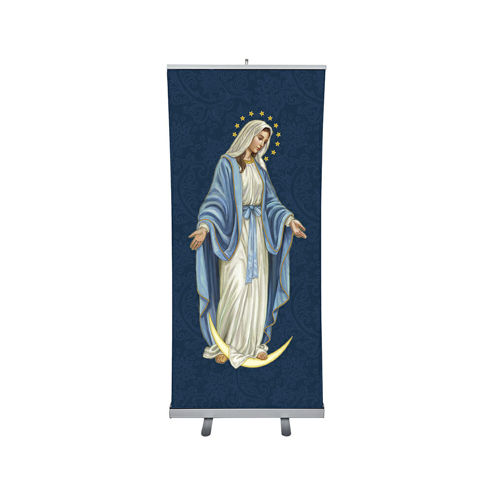 Retractable Banner - Our Lady Of Grace - FA Dumont Church Supplies product image