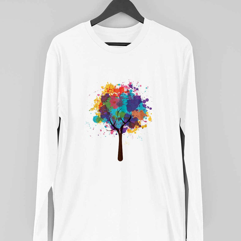 – Tree T-Shirt FDC Sleeve Half GLOBAL Abstract