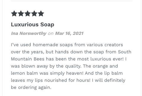 Soap Review - Ina