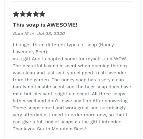 Soap Review -Dani M