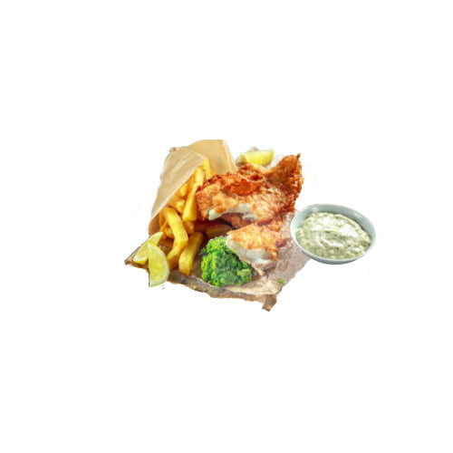 Fish´n chips – Tempurainbakad torskfilé