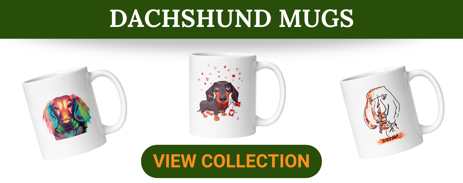 Dachshund Mugs Collection