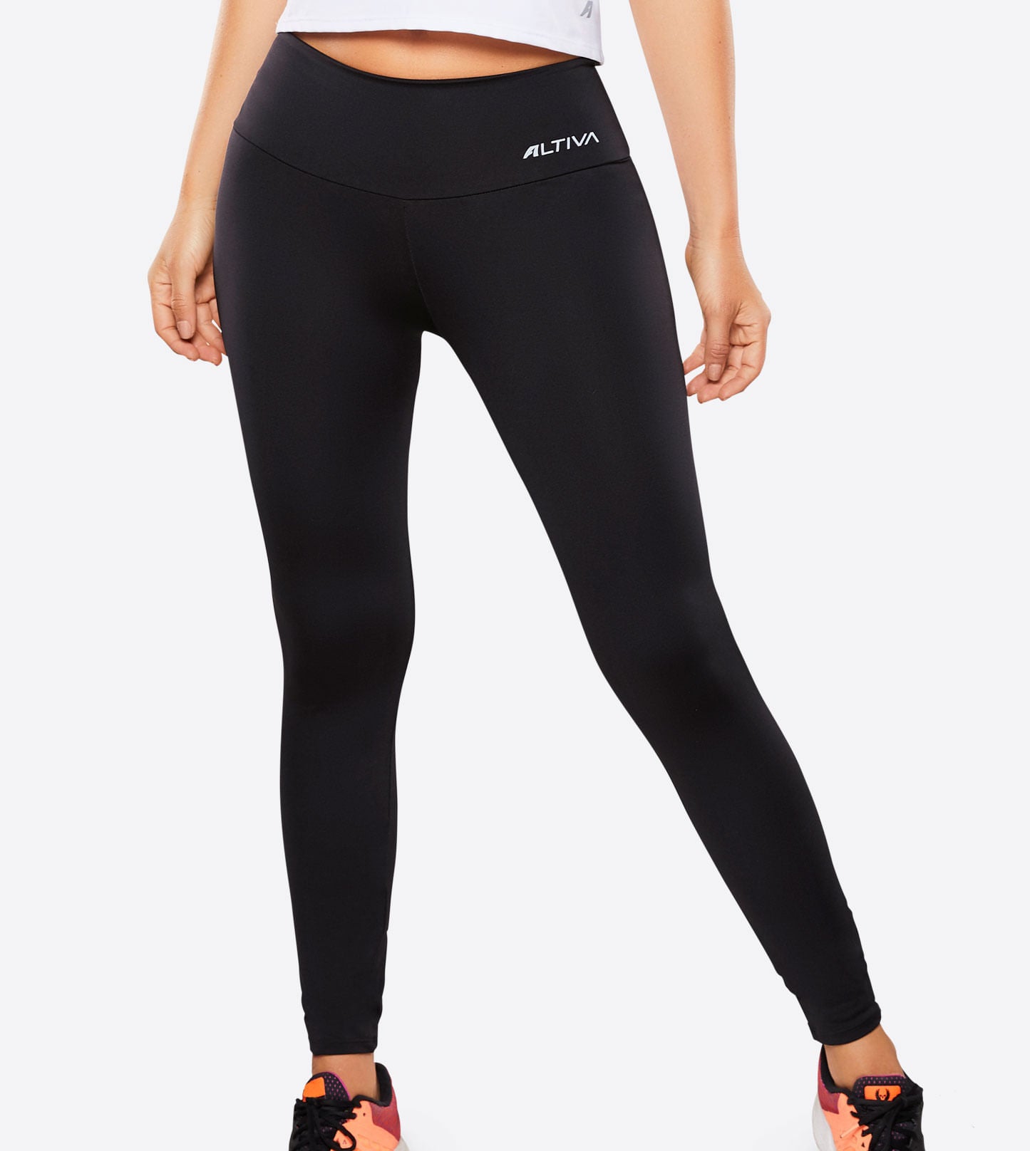 Pantalon deportivo pretina alta