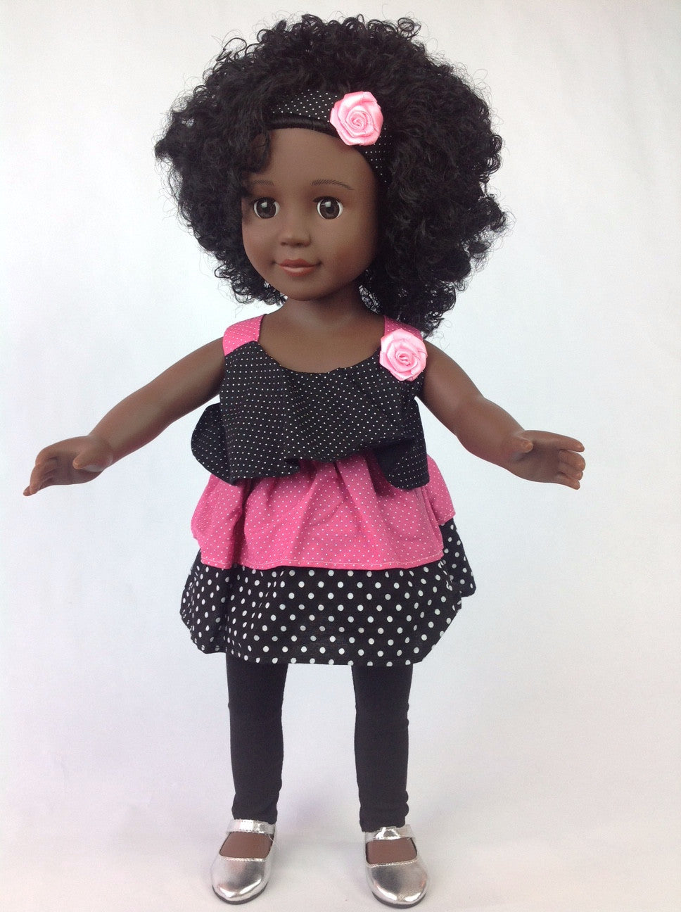 Kayla Curly Hair Doll Natural Hair Black Doll Like American