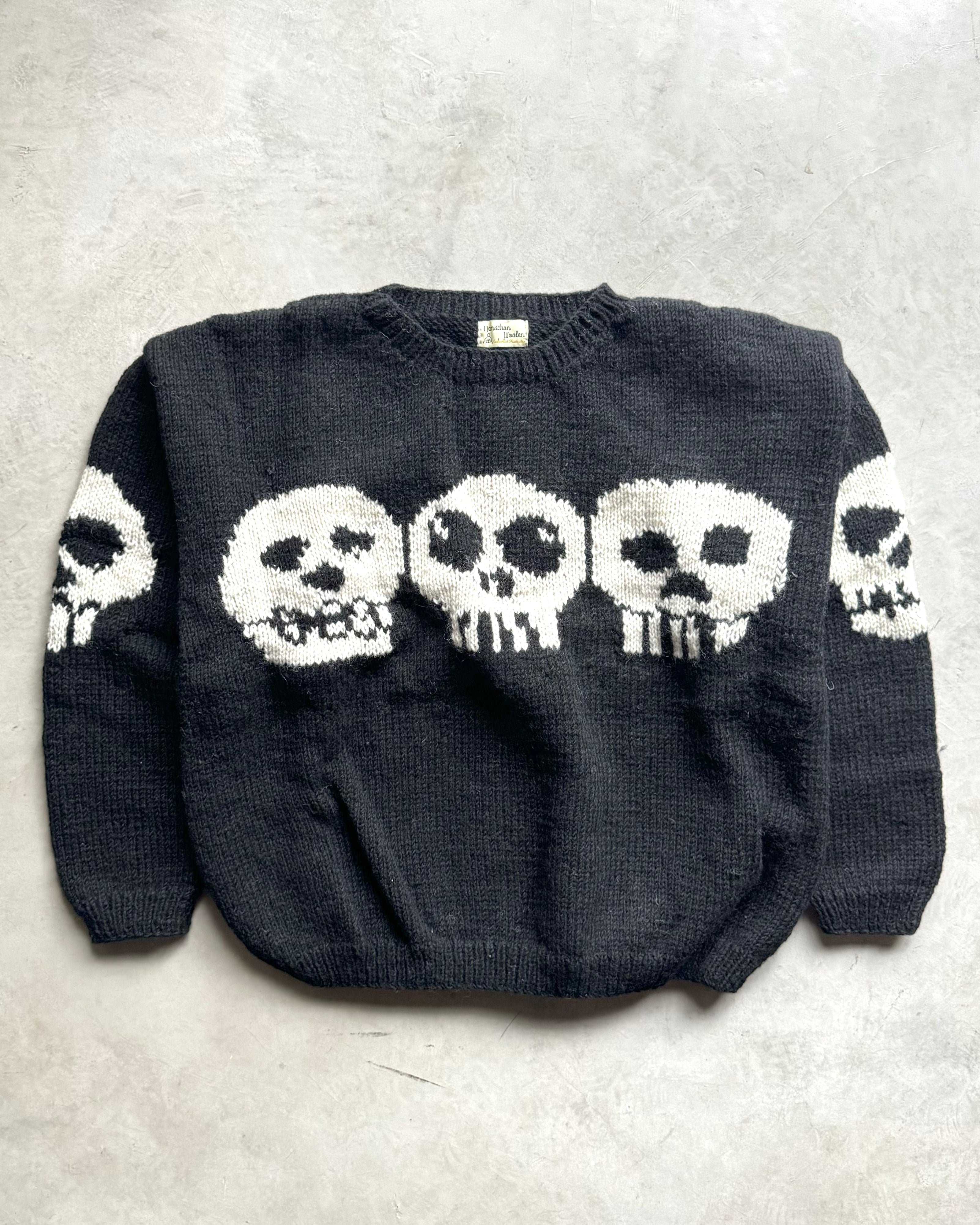 MacMahon Knitting Mills】Crew Neck Knit-3D Arm Bone-