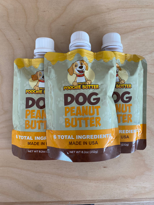 Poochie Butter 2oz Squeeze Pack + Medium Toy Filler