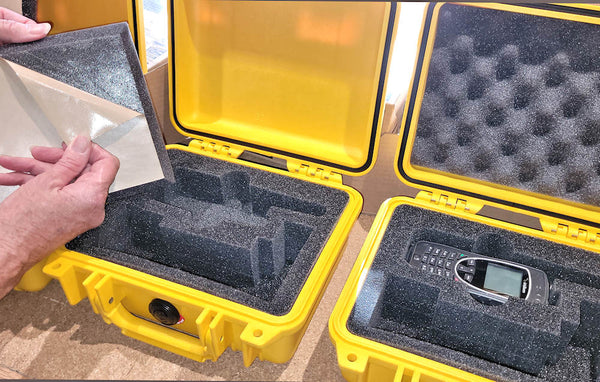 IsatPhone Pelican hard case with foam insert