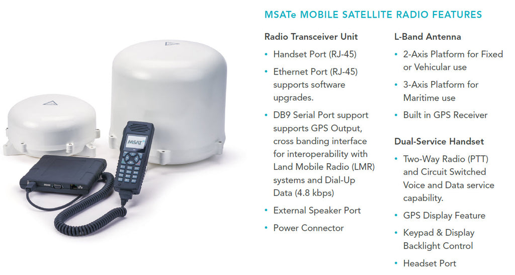 MSATe specifications