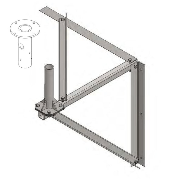 Iridium Pilot Pole Mount and Heavy Duty Wall Mount 'Combo' – MJ Sales, Inc.