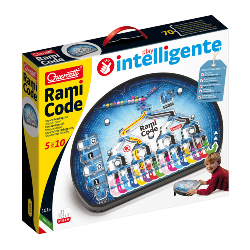 Quercetti QRC1015 Rami Code Toy with Maze and Logic Challenges