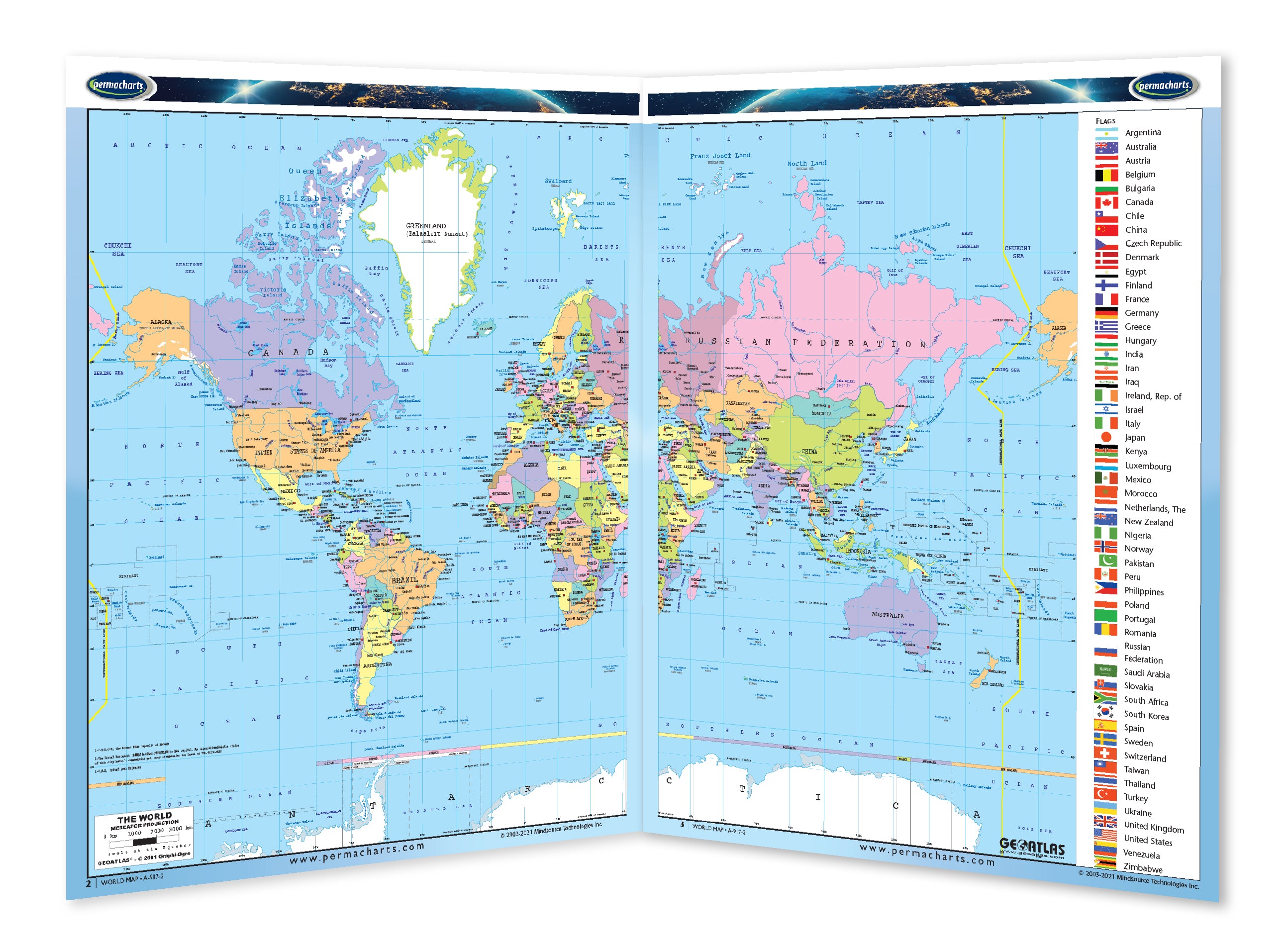 World Map Study Guide - Quick Reference Resource