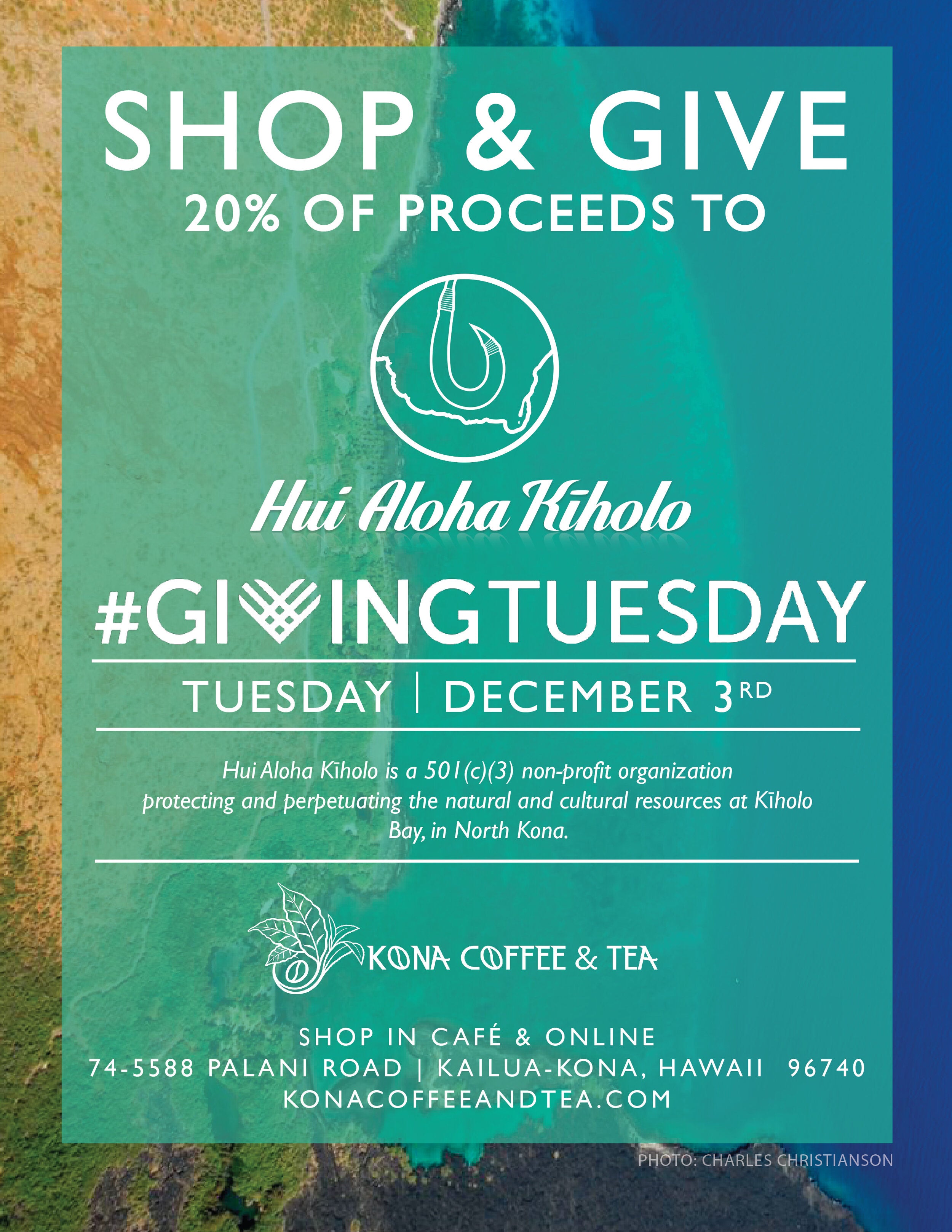 Hui Aloha Kiholo_12.3.19_giving Tuesday Flyer_Kona Coffee and Tea-01.jpg