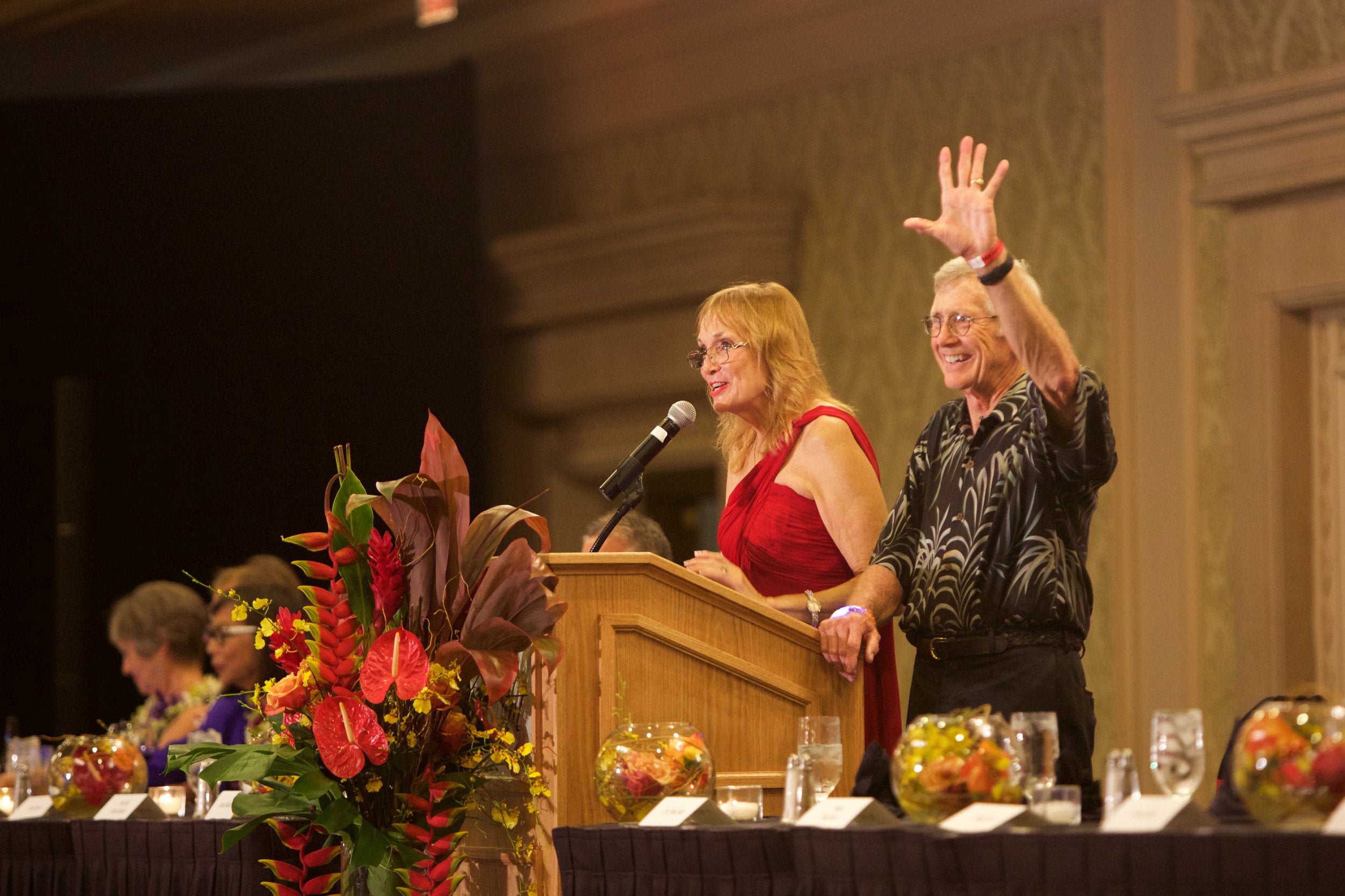 Laura and Frank Sayre at the 2018 The Daniel R. Sayre Memorial Foundation dinner. PHOTO: Eric J. Franke