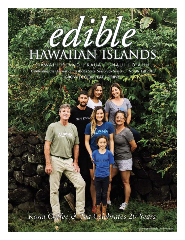 fall 2018 cover of edible Hawaiian Islands