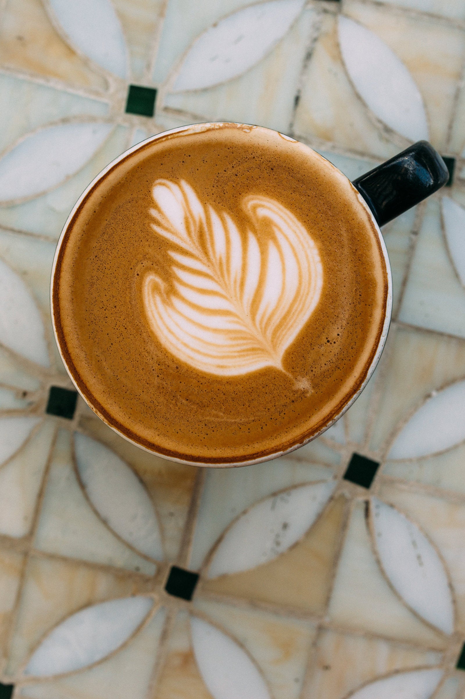 All coffee drinks at the Kona Coffee &amp; Tea café can be ordered decaf. PHOTO: Blake Wisz