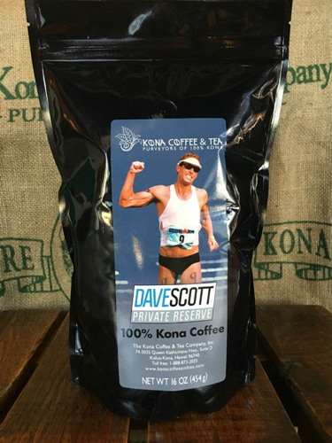 Dave Scott's private label 100% Kona Coffee