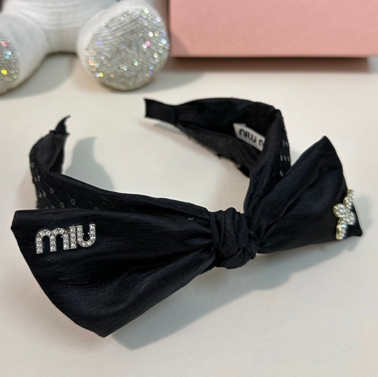 Miumiu New Women's Fashionable and Beautiful High Quality Hair Hoops Headband