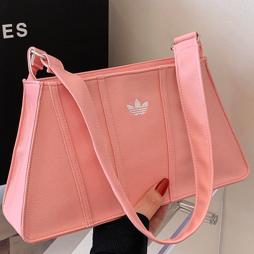 Adidas 2023 New Woman Leather Handbag Shoulder Bag Shopping Bag