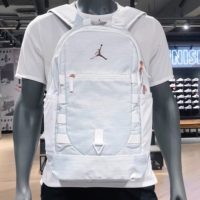 Air Jordan 2023 New Woman Men Leather High-Capacity Shoulders Bag BackPack