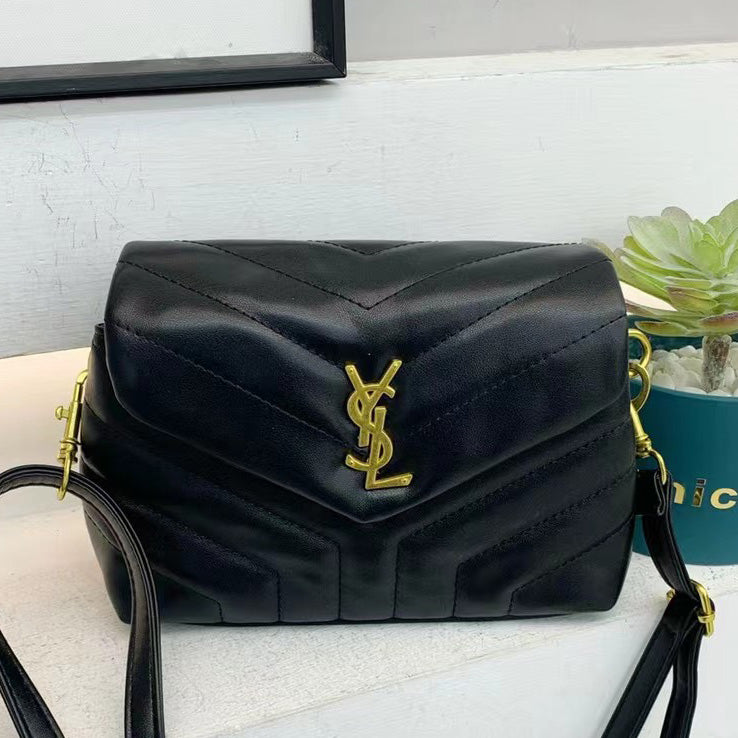 YSL 2023 New Woman Leather Messenger Bag Shoulder Bag Shopping B