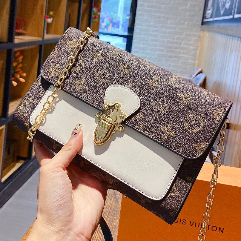 LV New Popularity Woman Leather Messenger Bag Shoulder Bag Shopping