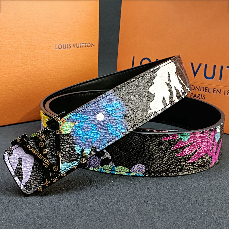 LV New Women's and Men's Fashionable And Exquisite Buckle Genuine Leather Belt