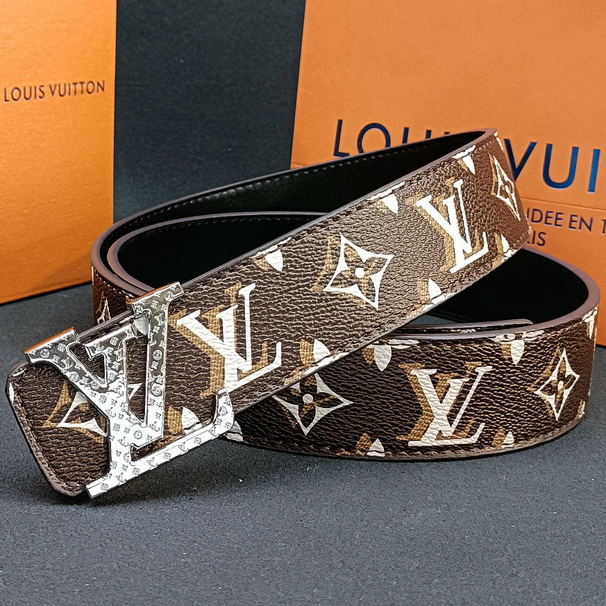 LV New Women's and Men's Fashionable And Exquisite Buckle Genuine Leather Belt