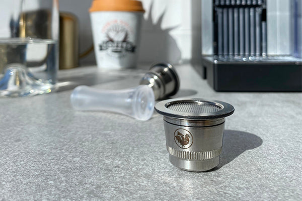 WayCap zero waste reusable steel capsules for Nespresso machines