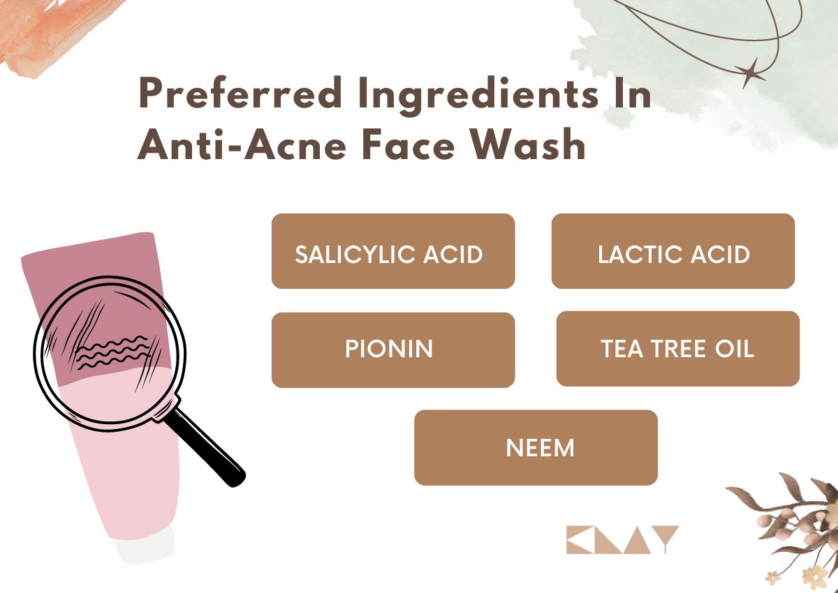 Ingredients That Are Preferred In An Anti-Acne Face Wash