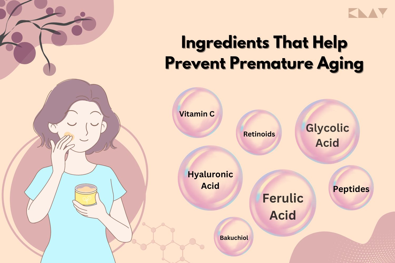 Ingredients that help in premature aging