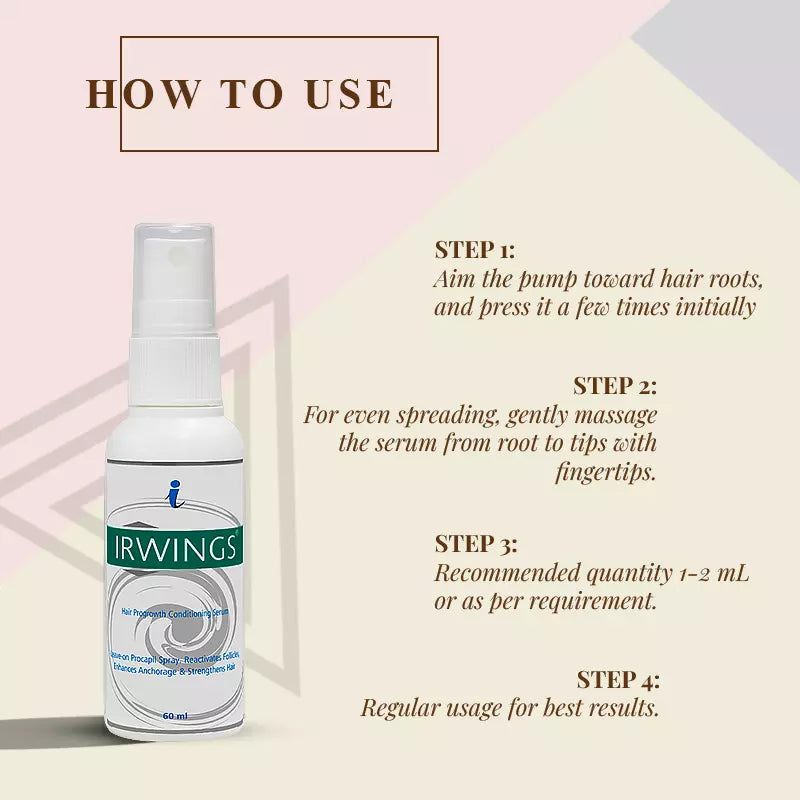 Advanced hair growth serum  Nourish Mantra India