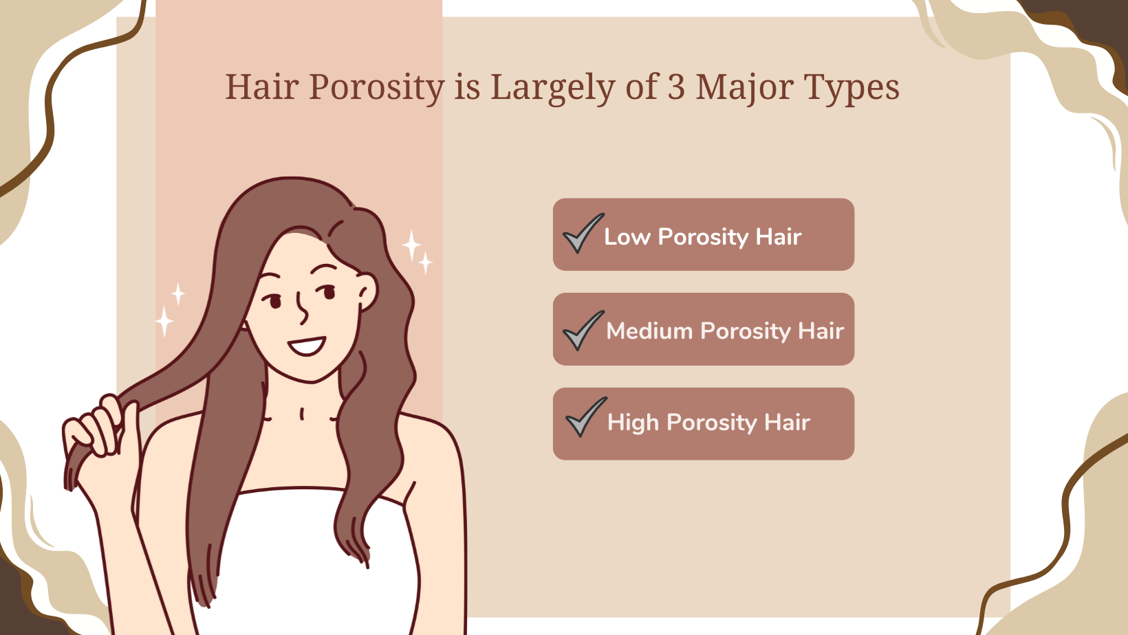 Hair porosity is largely of 3 major types
