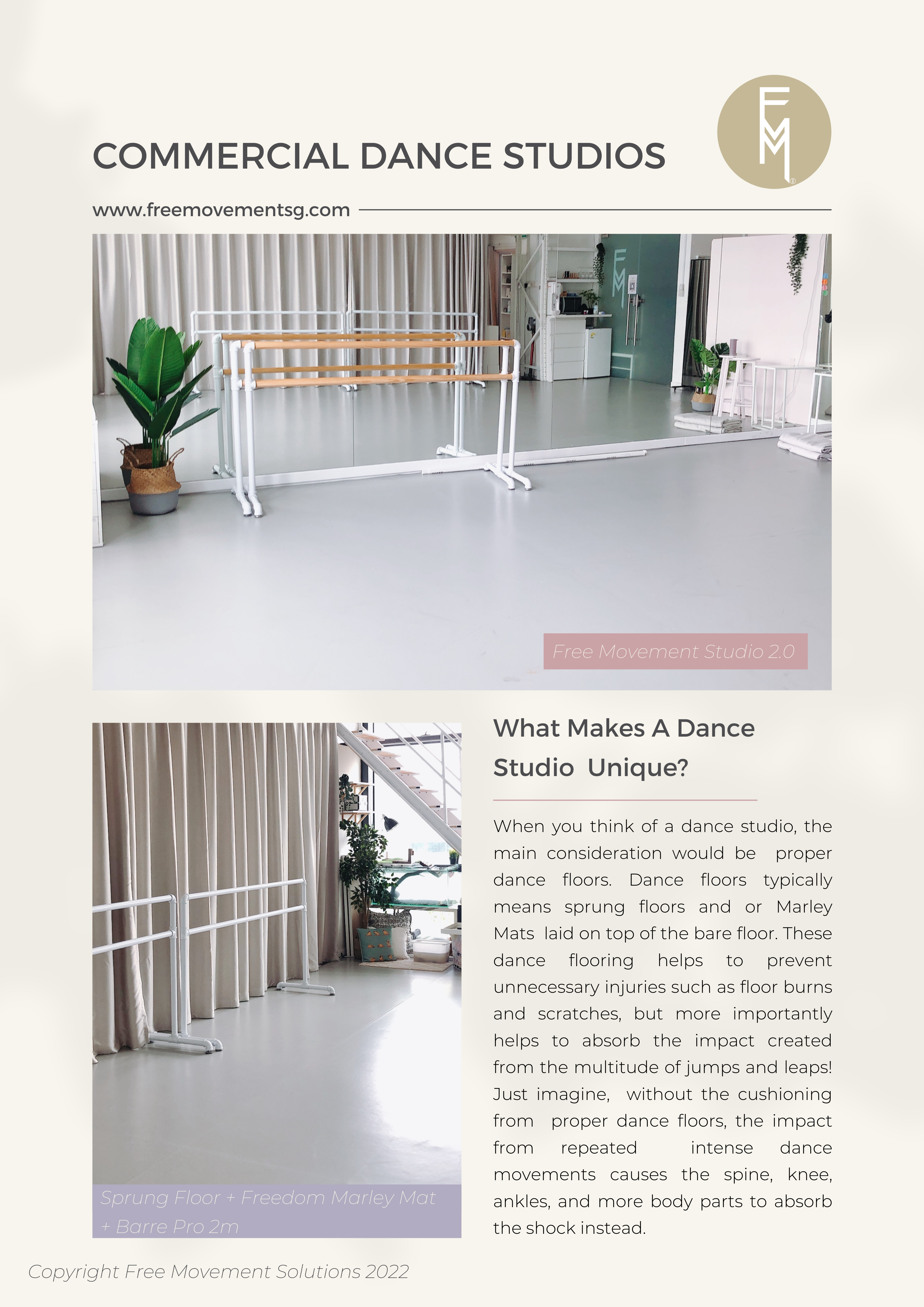 dance studio renovation Singapore