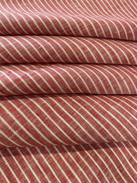Light Brown Stripe - Dyed Premium Linen Fabric D5267 – ESS FOUR FABRICS