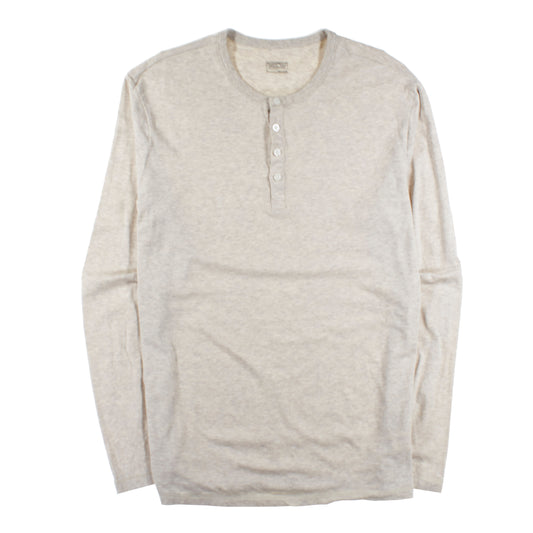 Warehouse & Co. Lot. 5904 Waffle-Knit Henley Heather Grey - Made in Japan, Knits & Loungewear