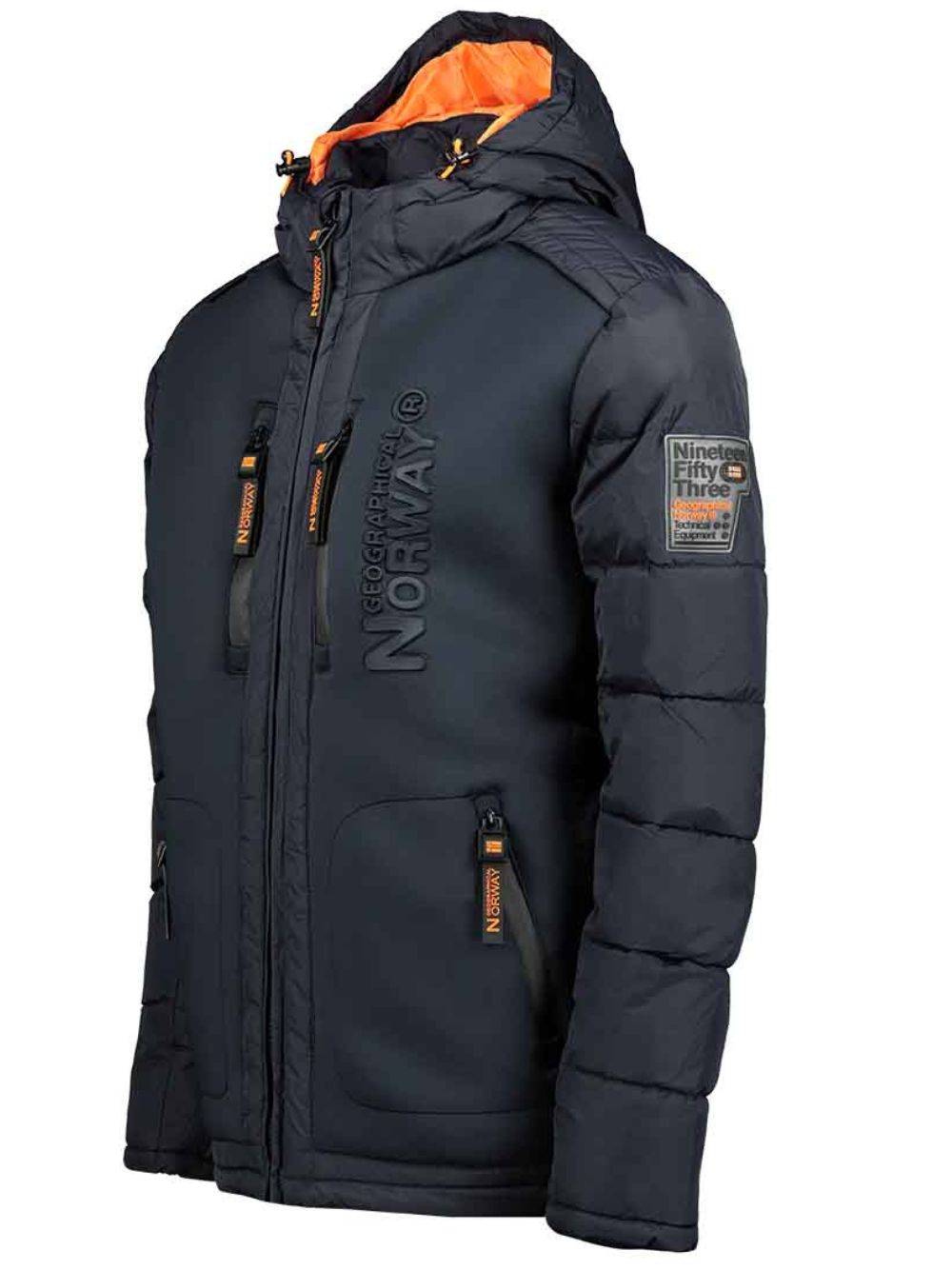 Geographical Norway Parka Aldesto Homme - Hooded parka with buttoned pockets