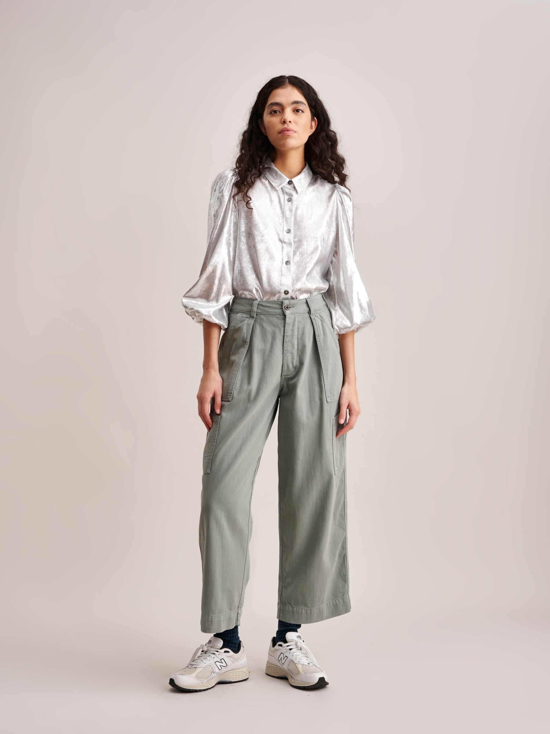 Pepin trousers - Grey - Cotton - Bellerose women
